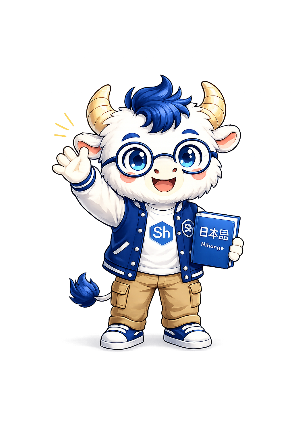 Mascot Shinha chào người học